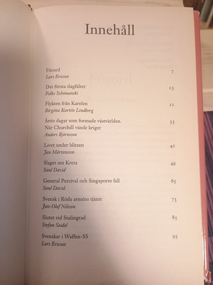 Andra världskriget, redaktør; Björn Andersson