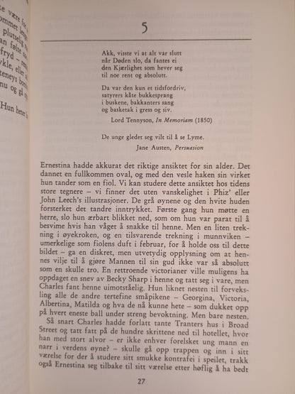 Den franske løytnants kvinne, John Fowles