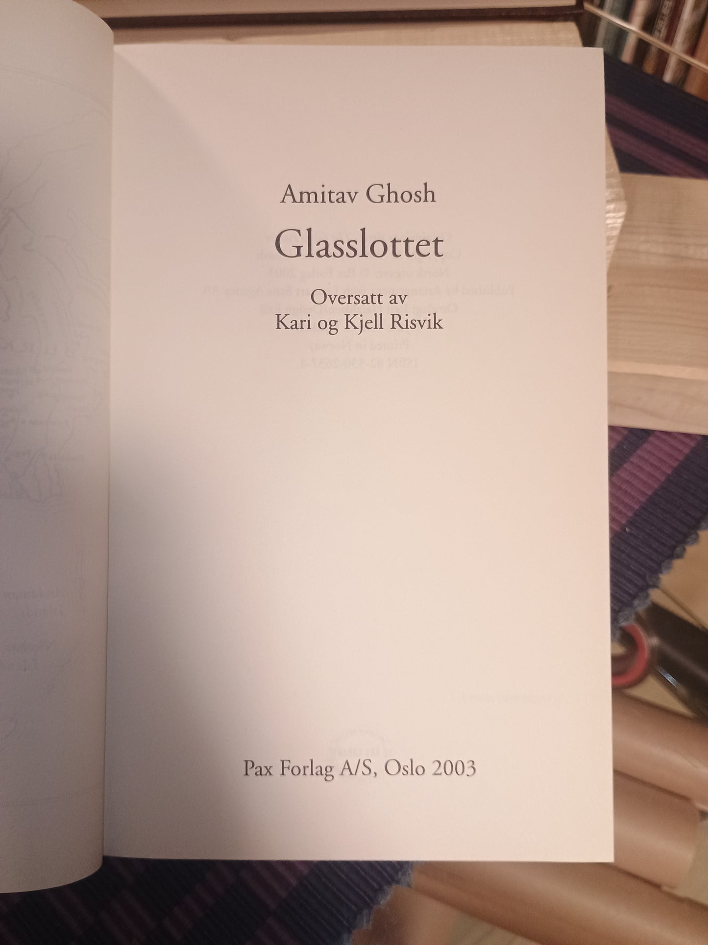 Glasslottet, Amitav Ghosh