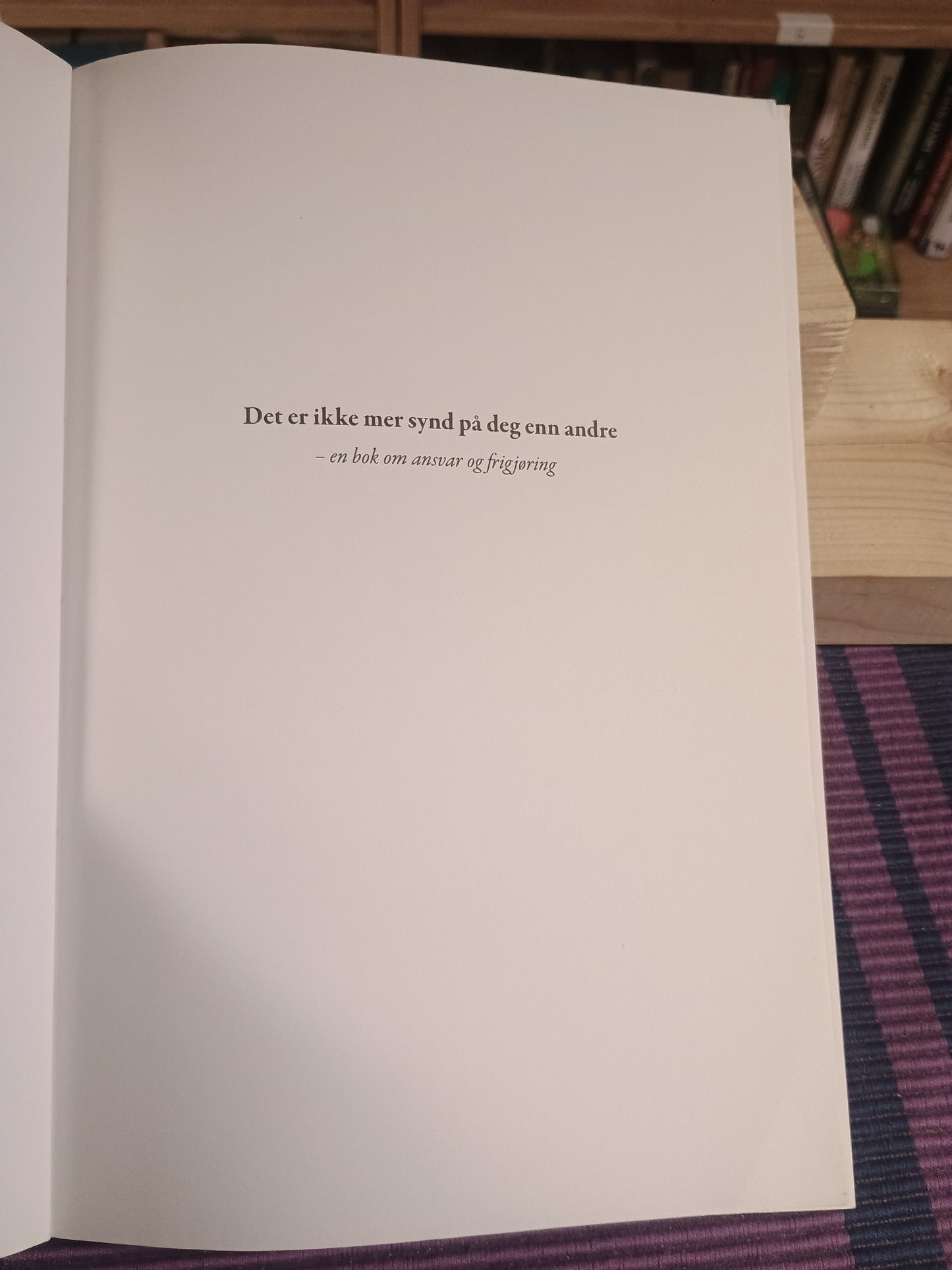 Det er ikke mer synd på deg enn andre, Ingvard Wilhelmsen