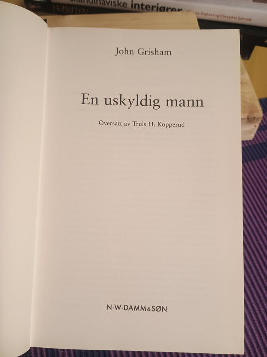 En uskyldig mann, John Grisham
