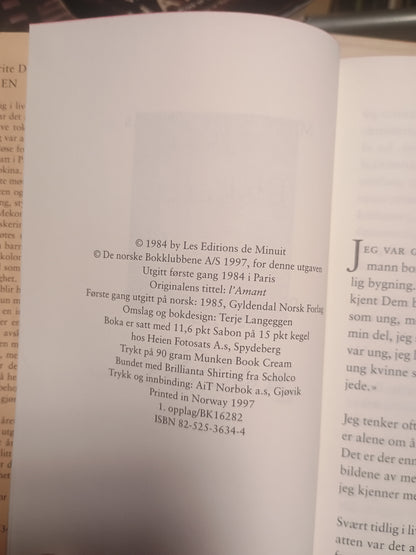 Elskeren, Marguerite Duras