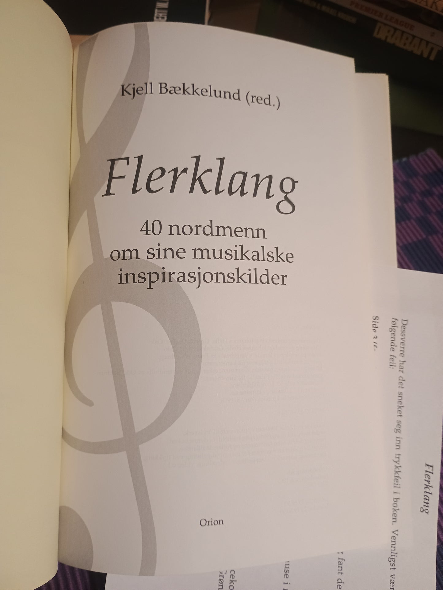 Flerklang: 40 musikalske inspirasjonskilder, Kjell Bækkelund