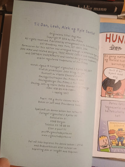 Hundemannen, Dav Pilkey