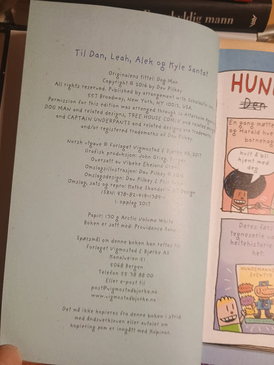 Hundemannen, Dav Pilkey