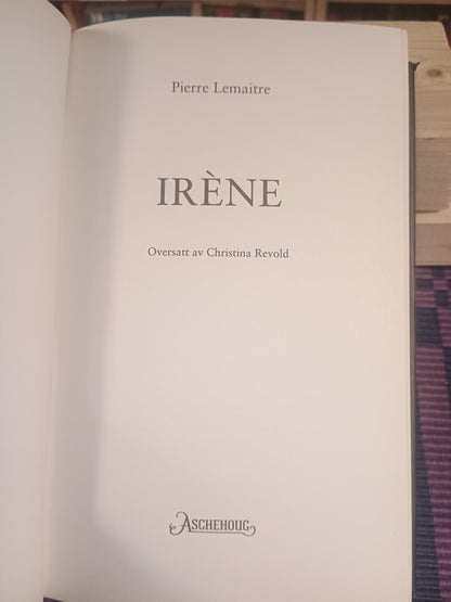 Irène, Pierre Lemaitre
