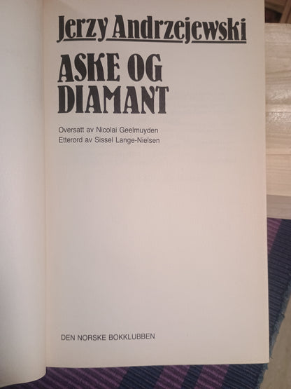 Aske og diamant, Jerzy Andrzejewski