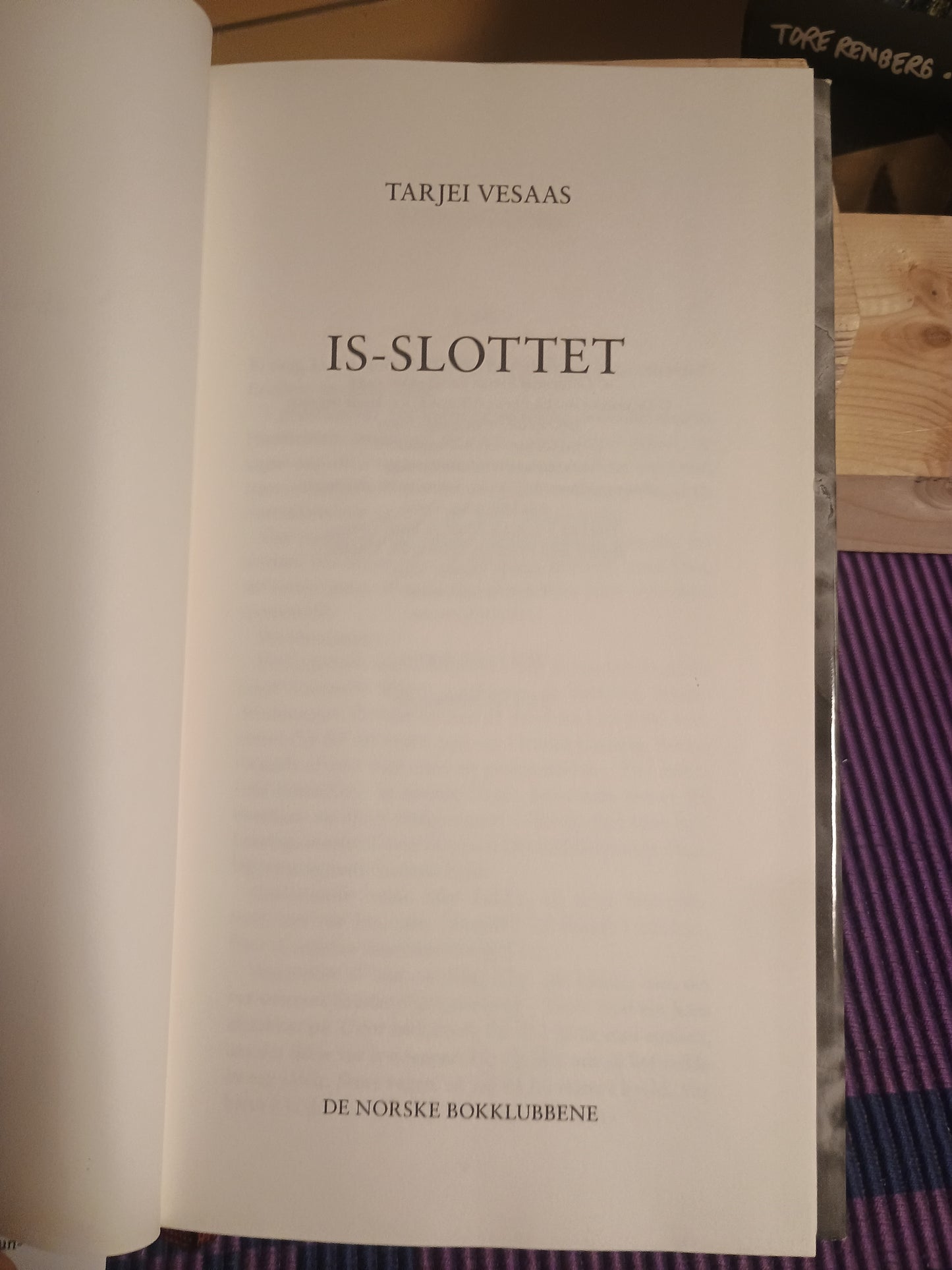 Is-slottet, Tarjei Vesaas