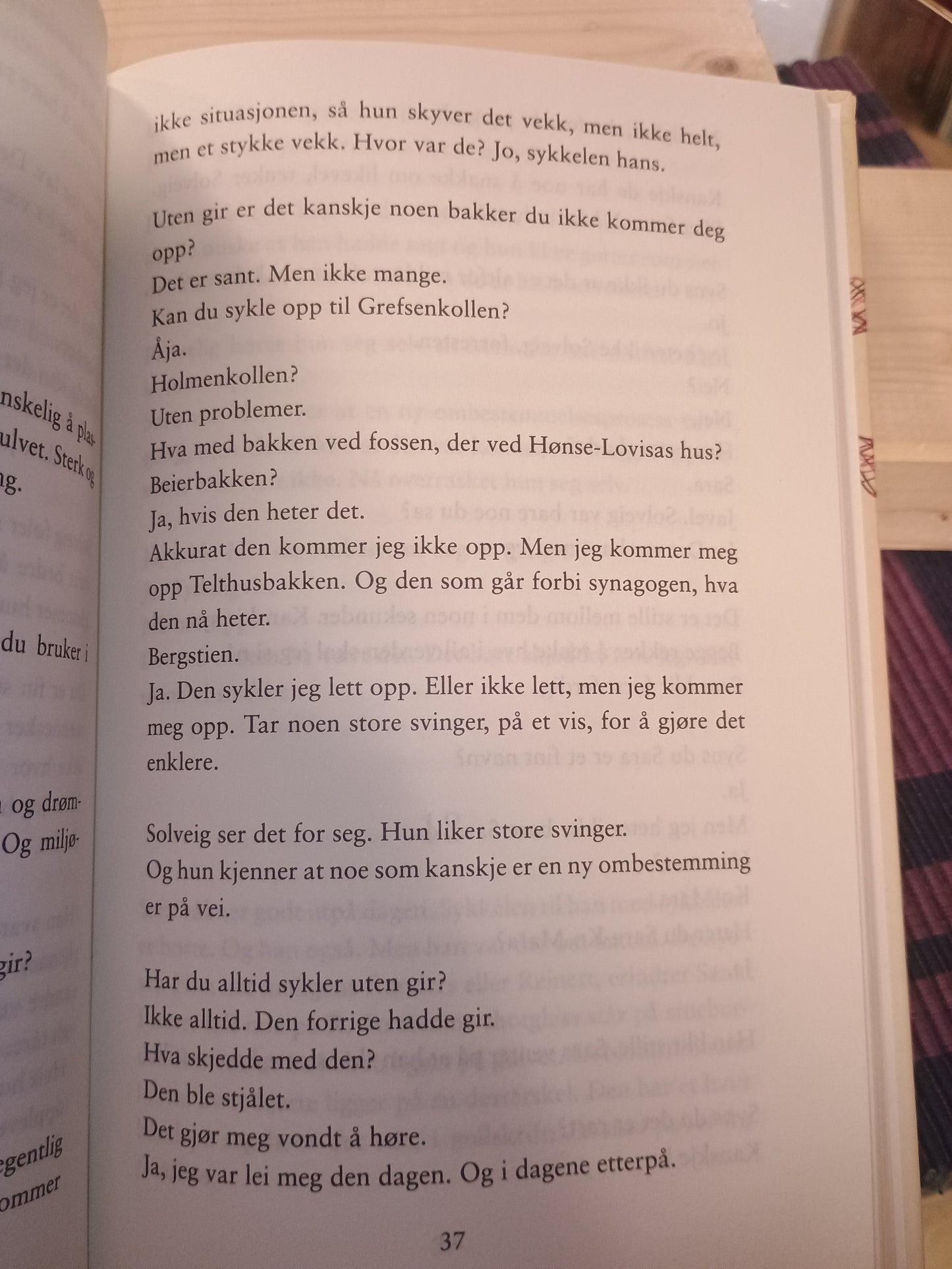 Drømmenes sykkelregister, Erlend Loe