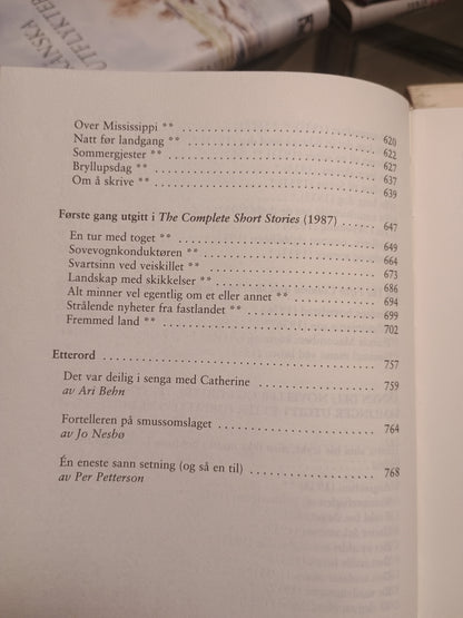 Kort fortalt: Hemingways noveller i samling, Ernest Hemingway