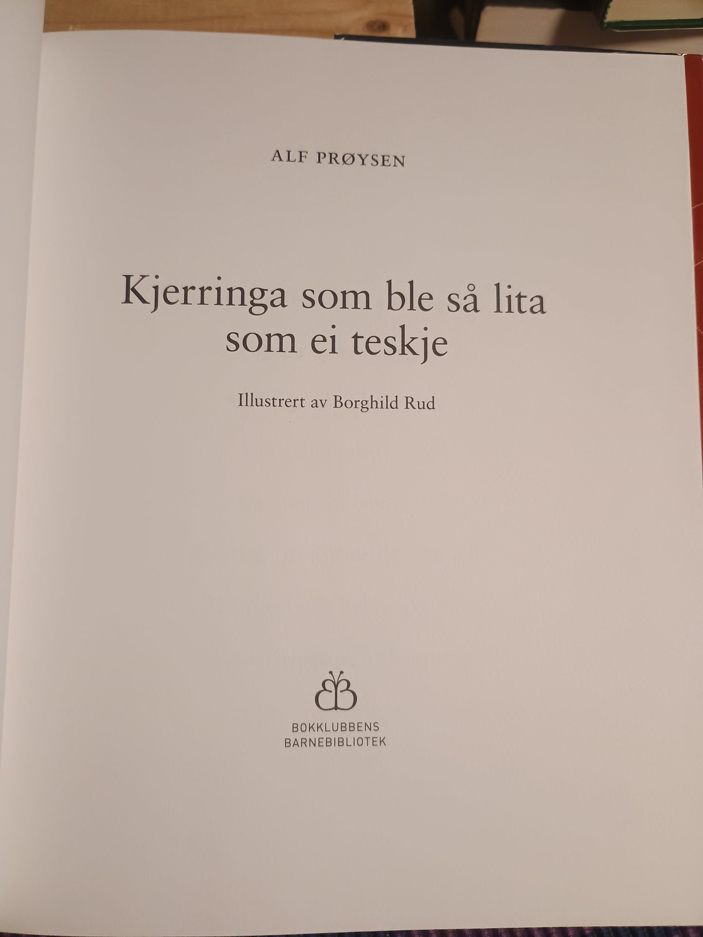 Kjerringa som ble så lita som ei teskje, Alf Prøysen