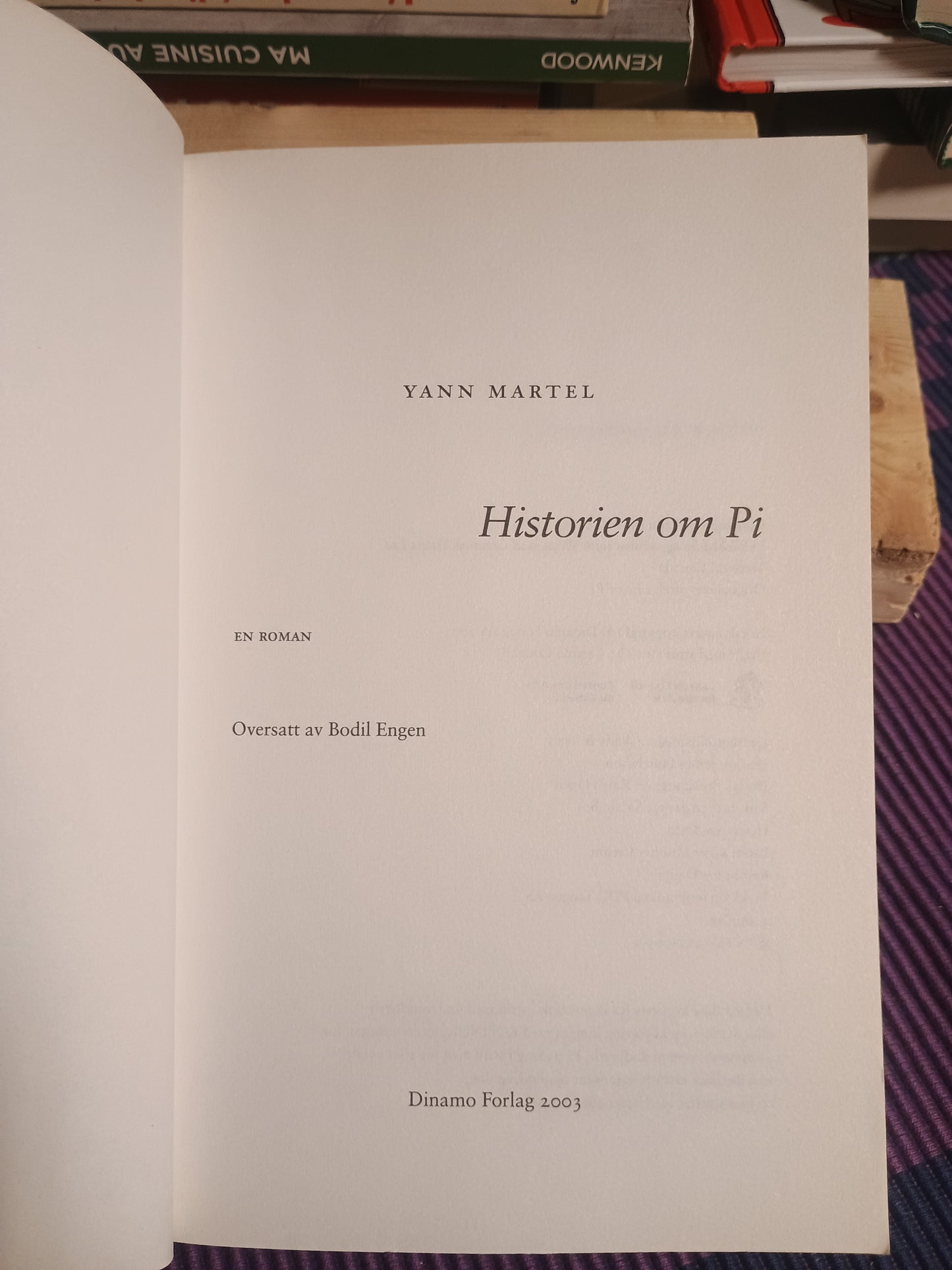 Historien om Pi, Yann Martel