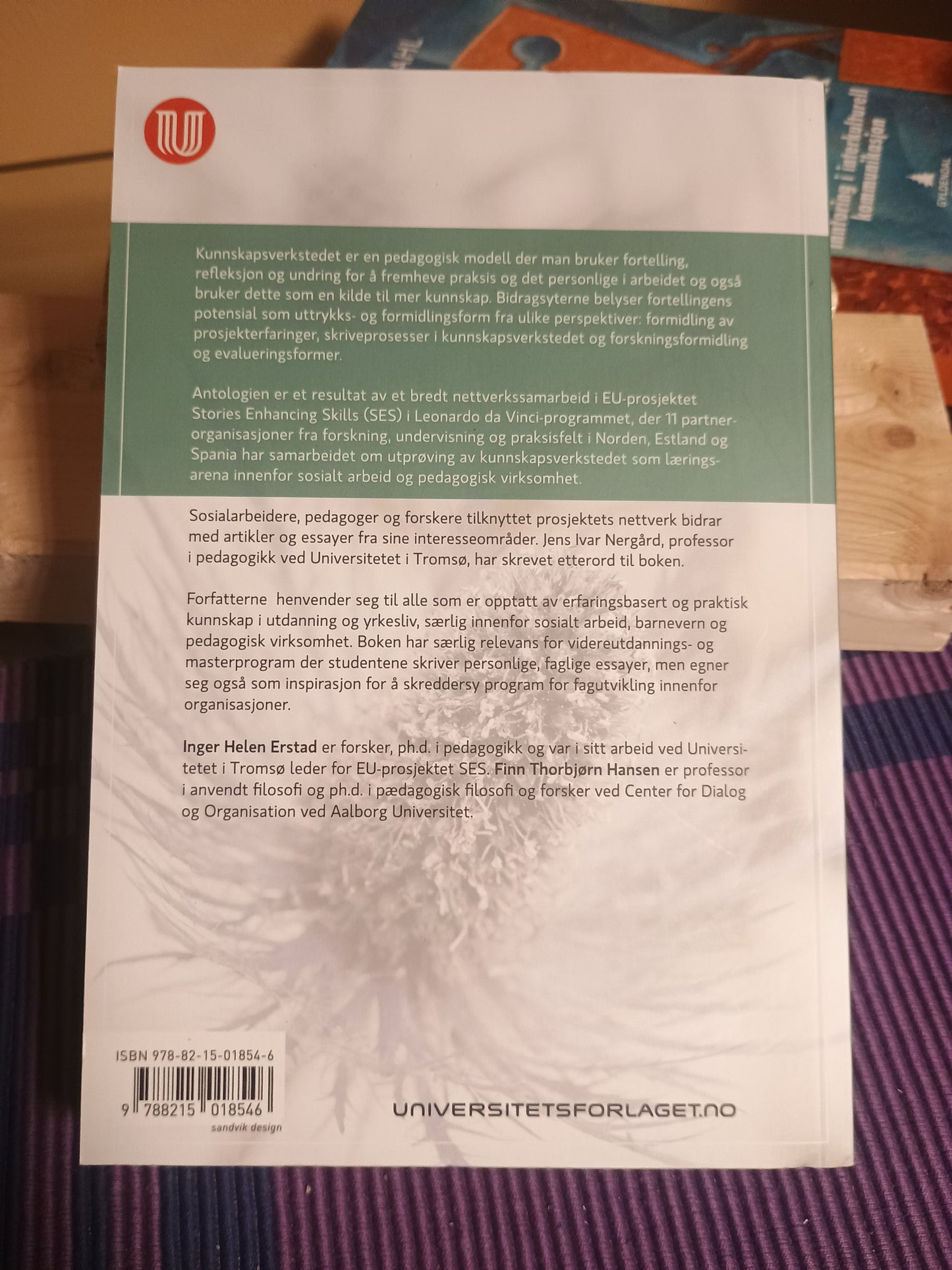 Kunnskapsverkstedet, Inger H. Erstad og Finn T. Hansen