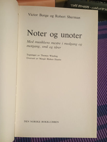 Noter og unoter, Victor Borge