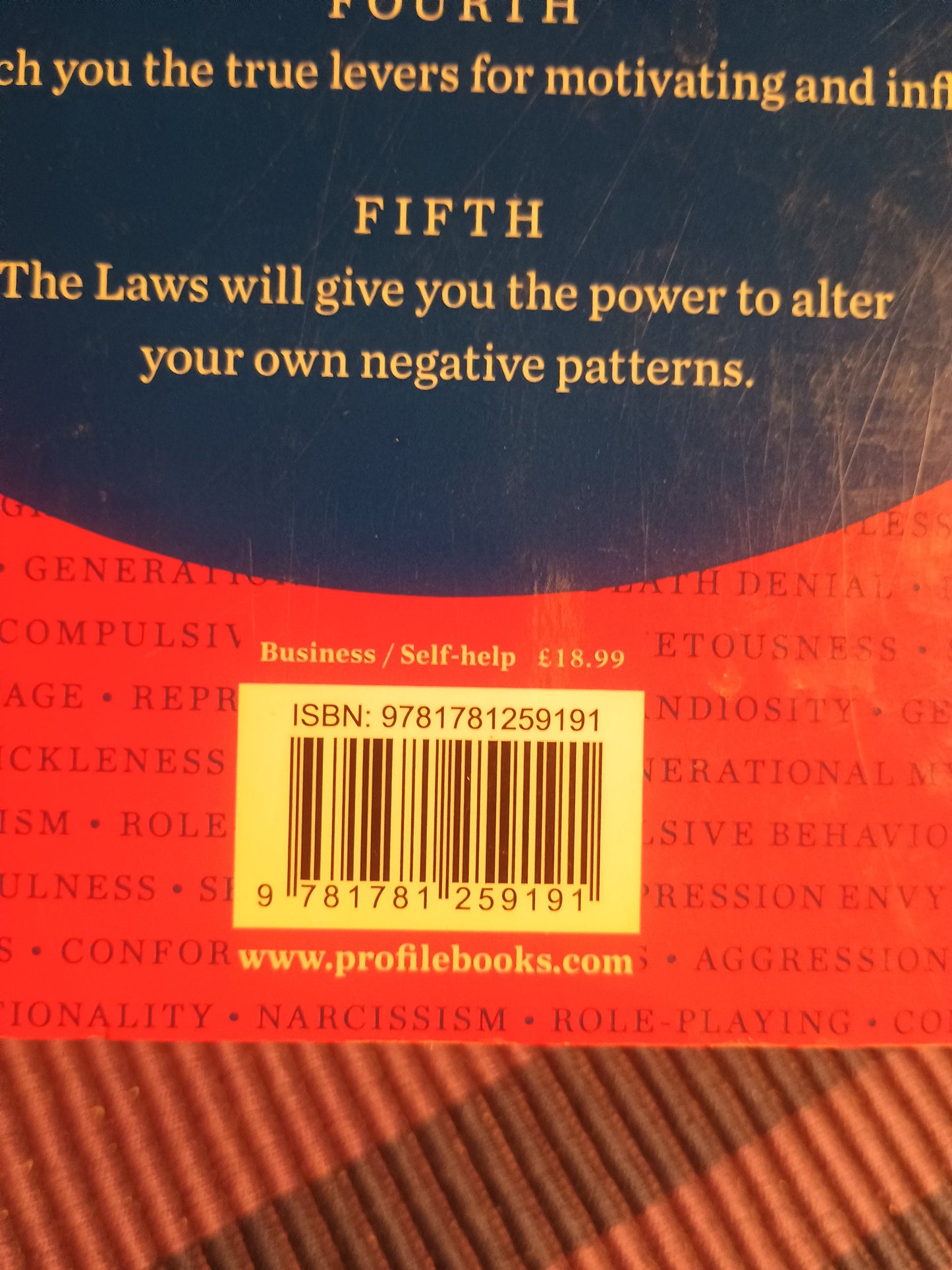 The laws of human nature, Robert Greene