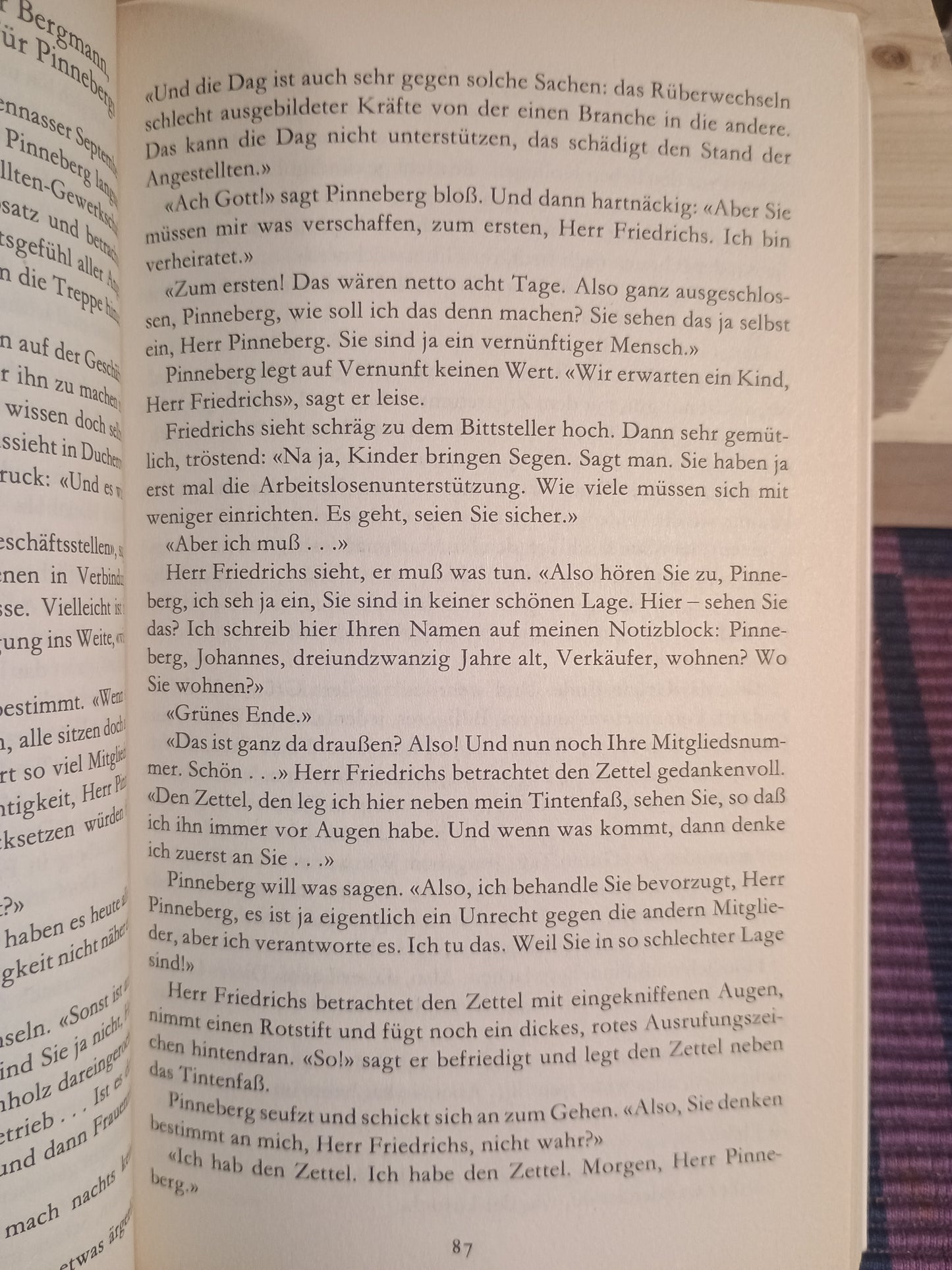 Kleiner Mann - was nun?, Hans Fallada