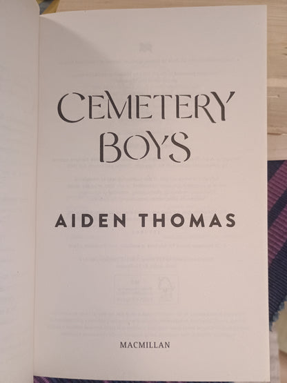 Cemetery Boys, Aiden Thomas
