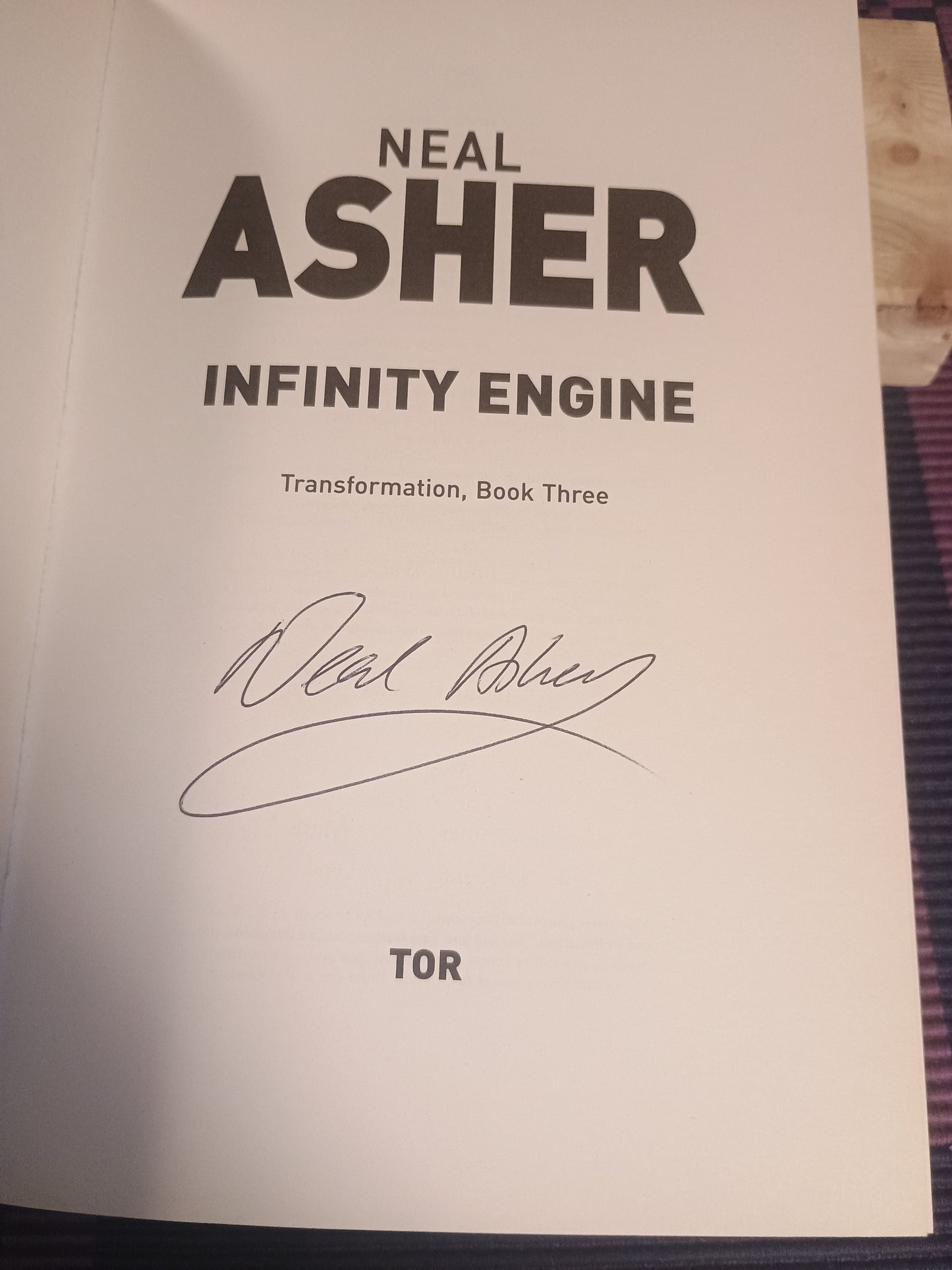 Infinity Engine, Neal Asher