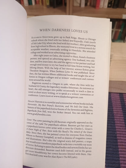 When darkness loves us, Elisabeth Engstrom