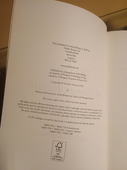 The laws of human nature, Robert Greene