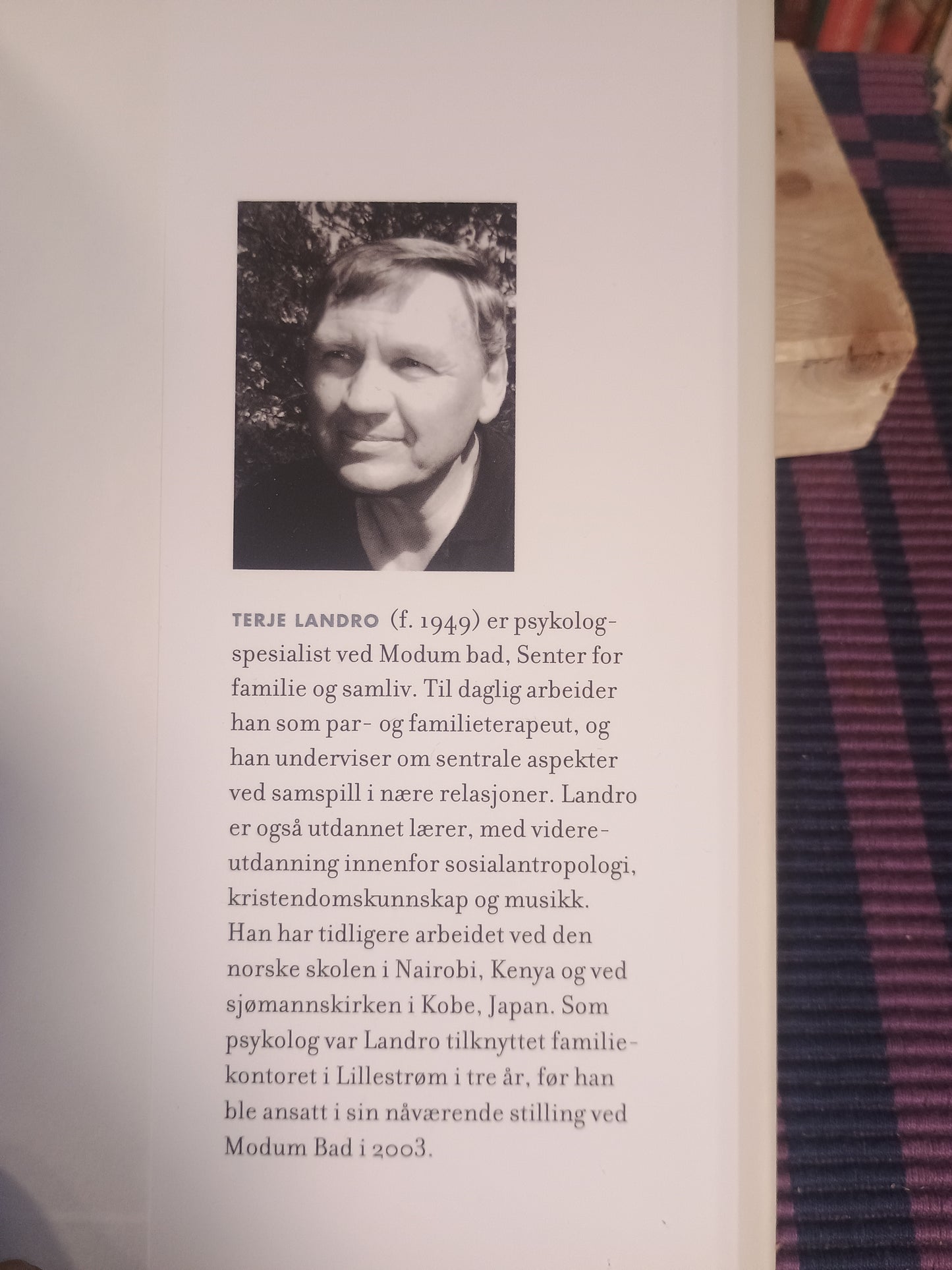 Godt samspill, Terje Landro