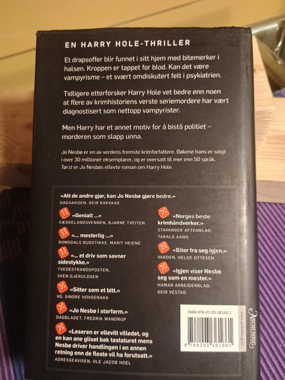 Tørst, Jo Nesbø