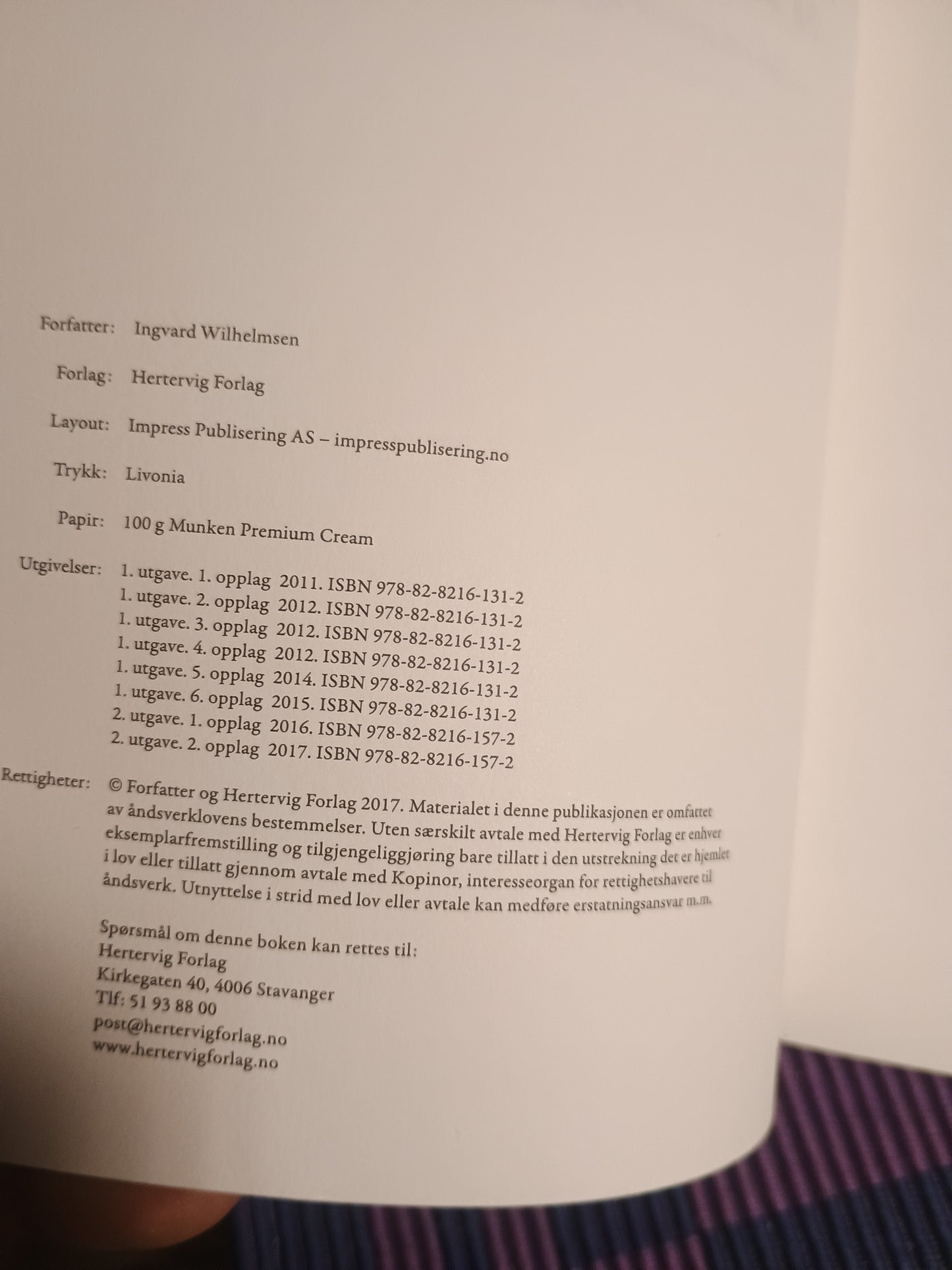Det er ikke mer synd på deg enn andre!, Ingvard Wilhelmsen