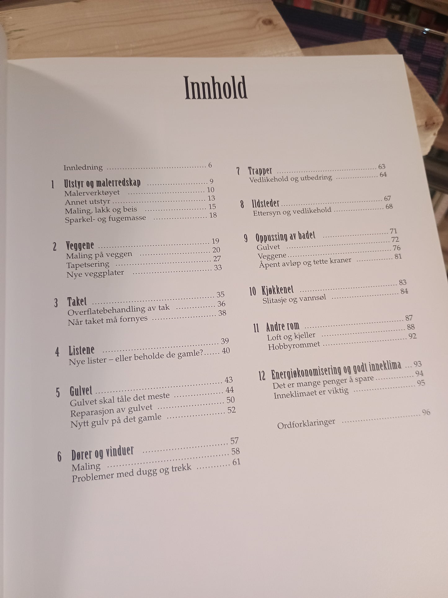 Oppussing: Innendørs, Dag Thorstensen