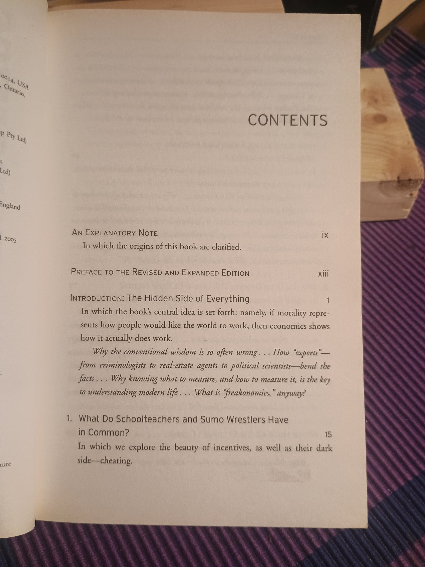 Freakonomics, Steven D. Levitt & Stephen J. Dubner