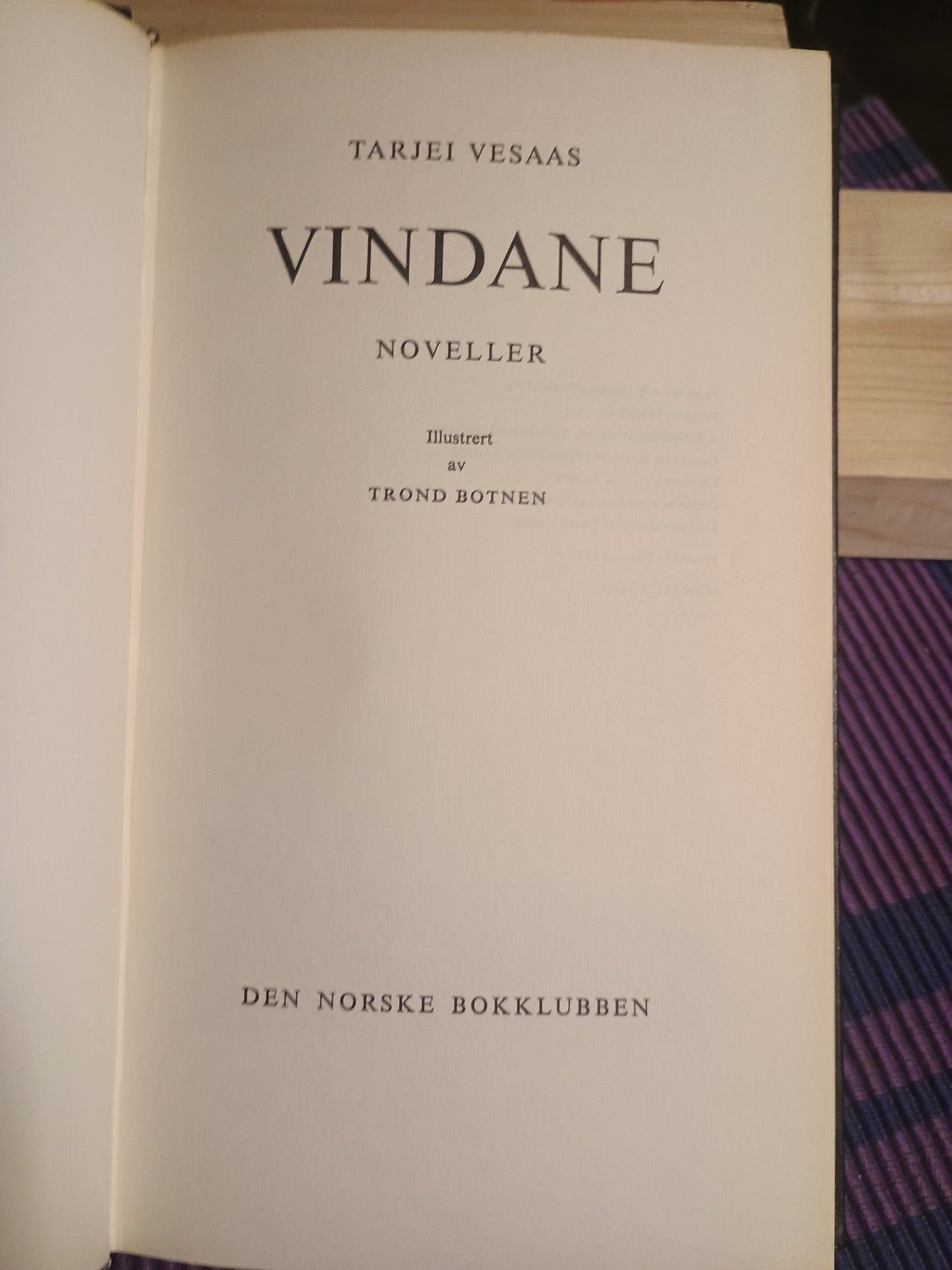 Vindane, Tarjei Vesaas