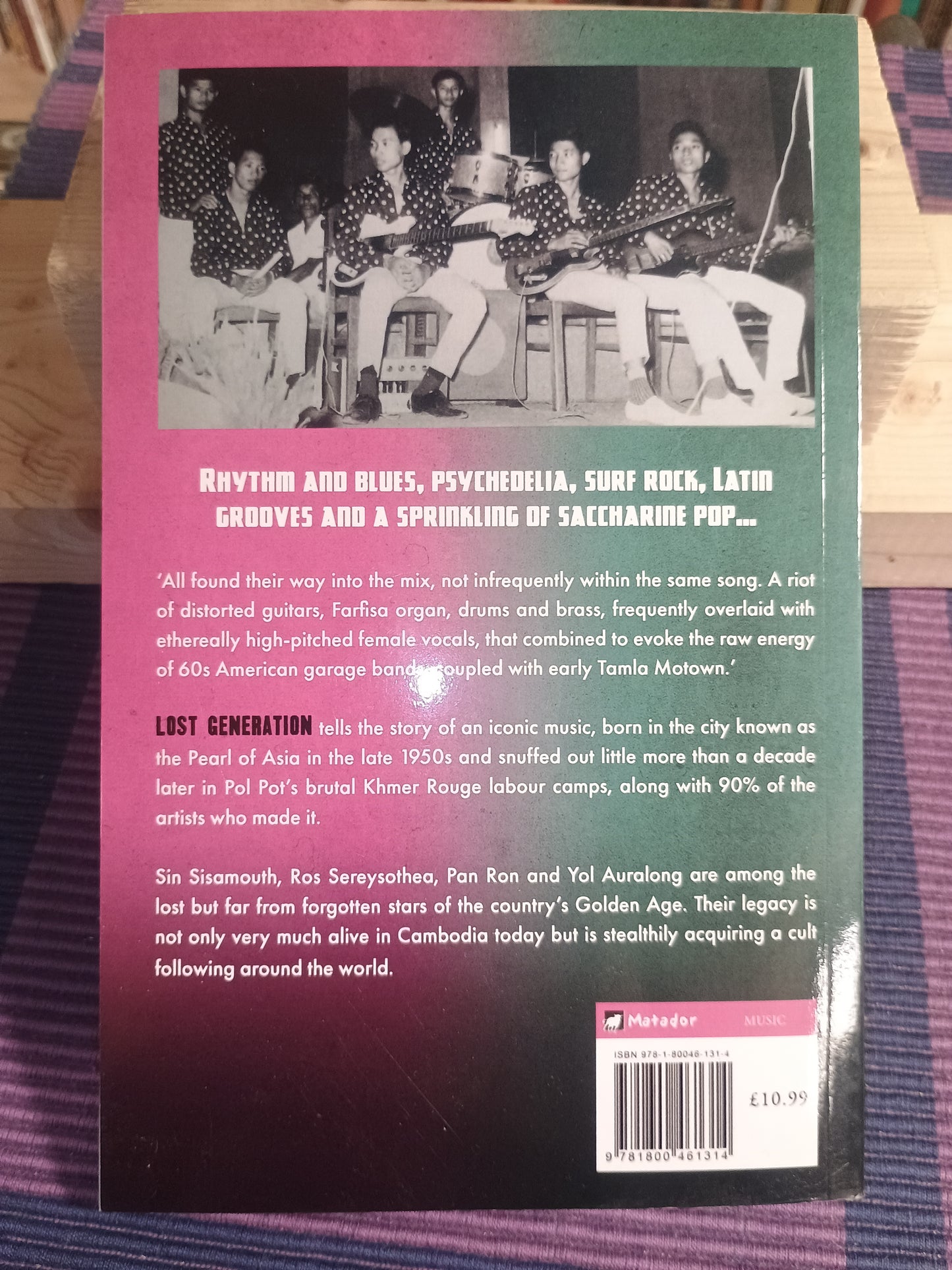 Lost generation: The story of Cambodian rock and roll, Susan Fletcher Haythorpe