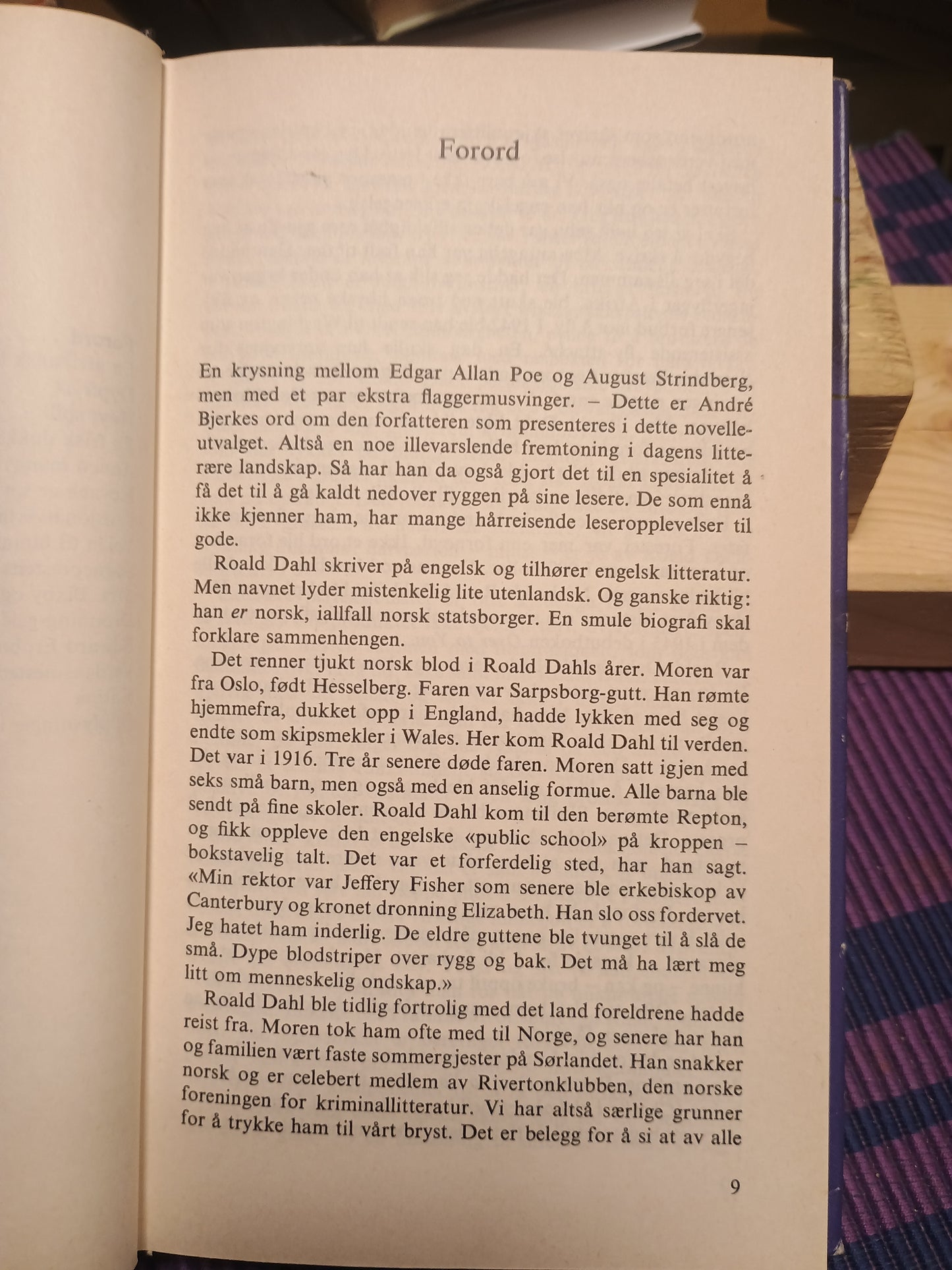 Selsomt selskap, Roald Dahl