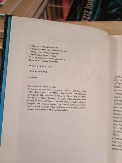 Livsgnisten og andre noveller, Jack London