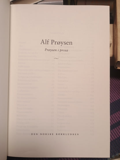 Prøysen i prosa, Alf Prøysen