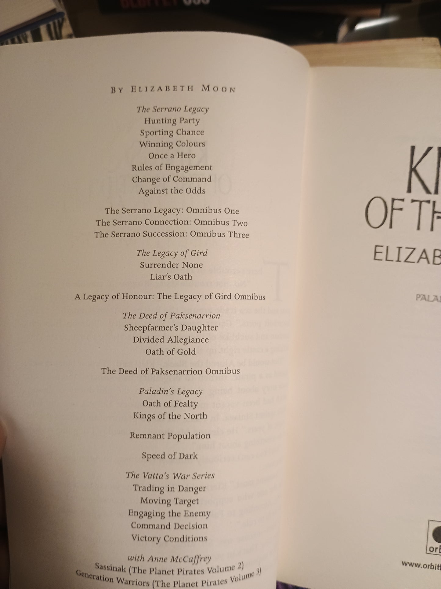 Kings of the north, Elizabeth Moon