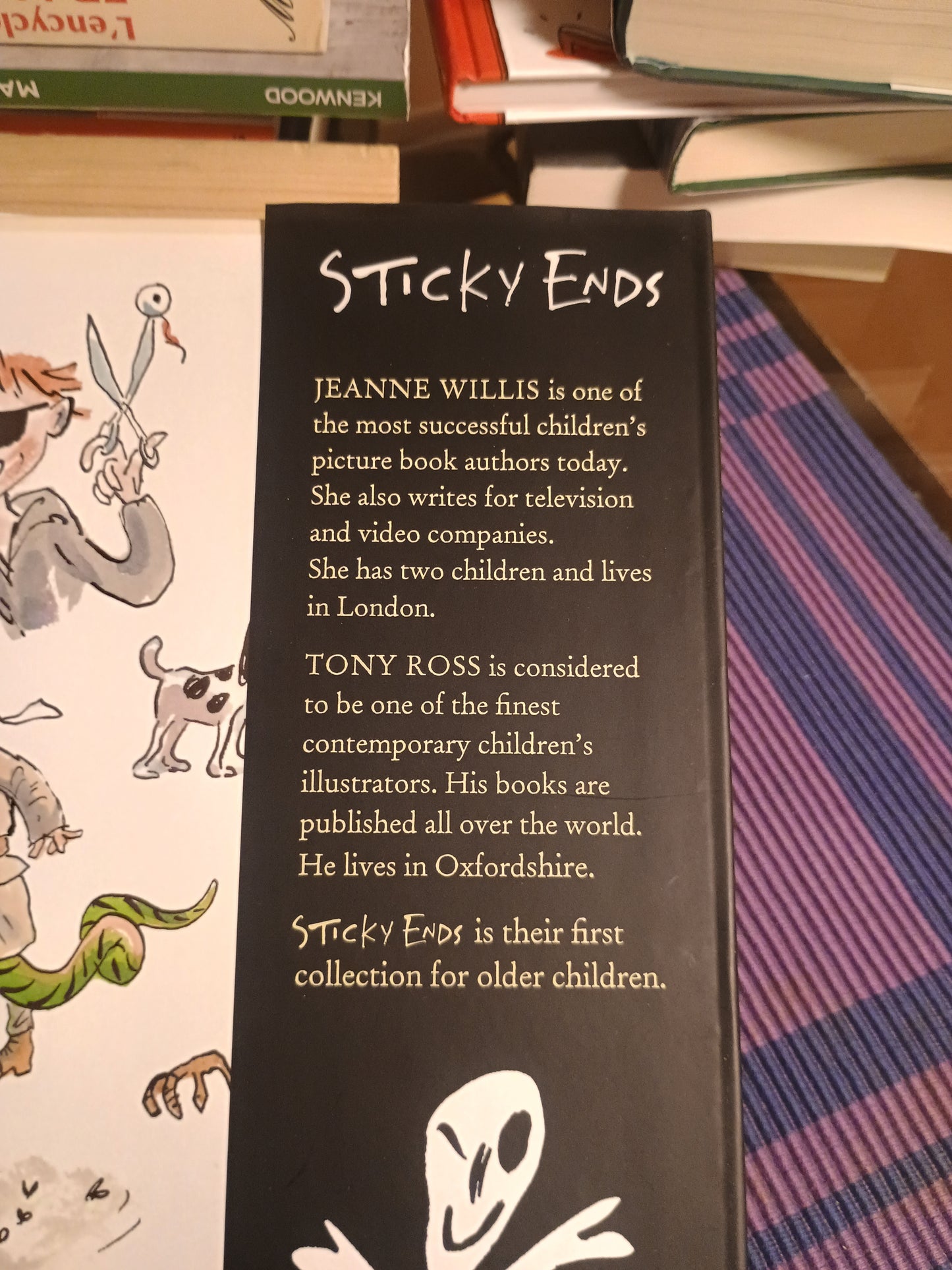Sticky ends, Jeanne Willis og Tony Ross