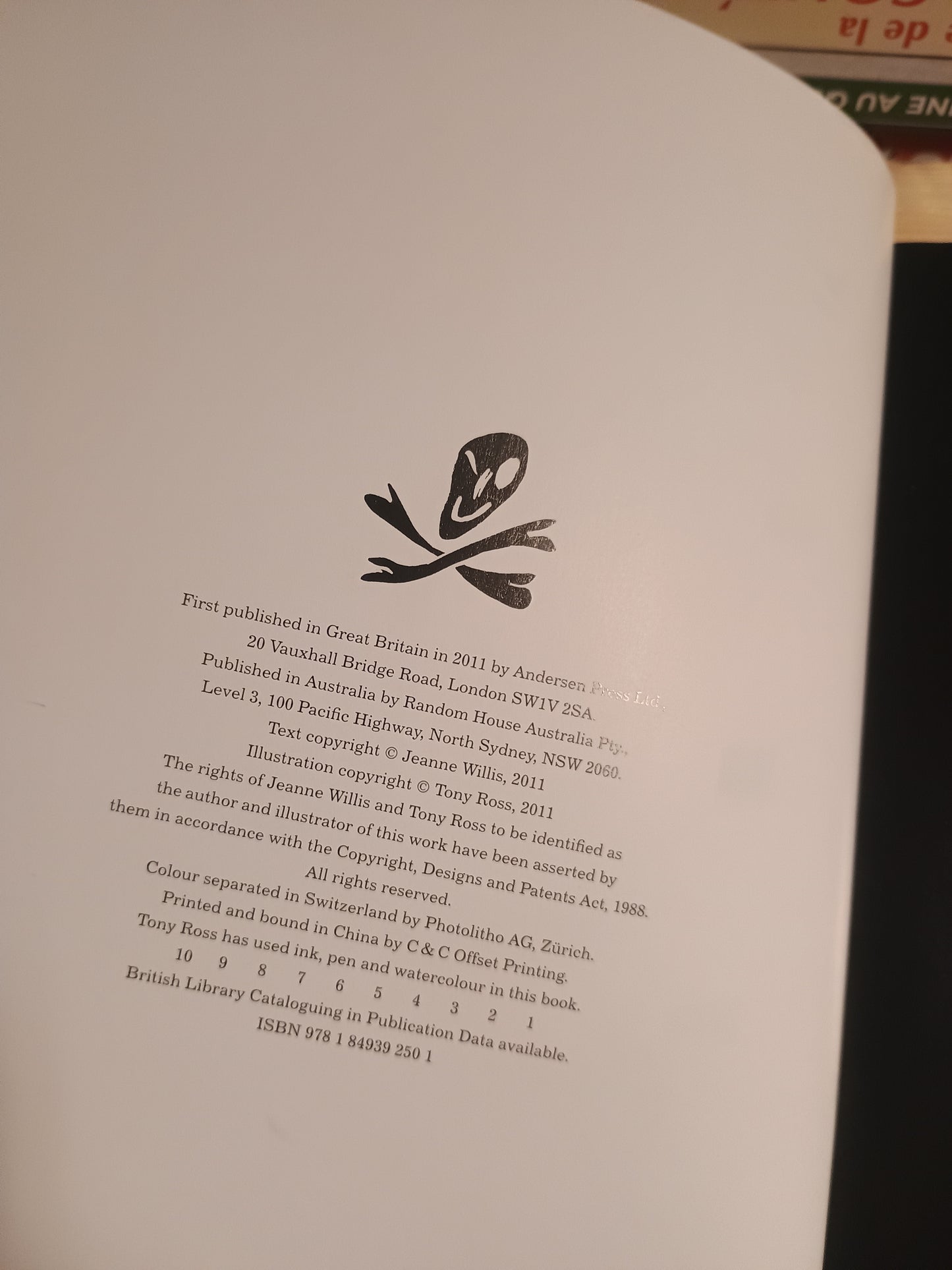 Sticky ends, Jeanne Willis og Tony Ross