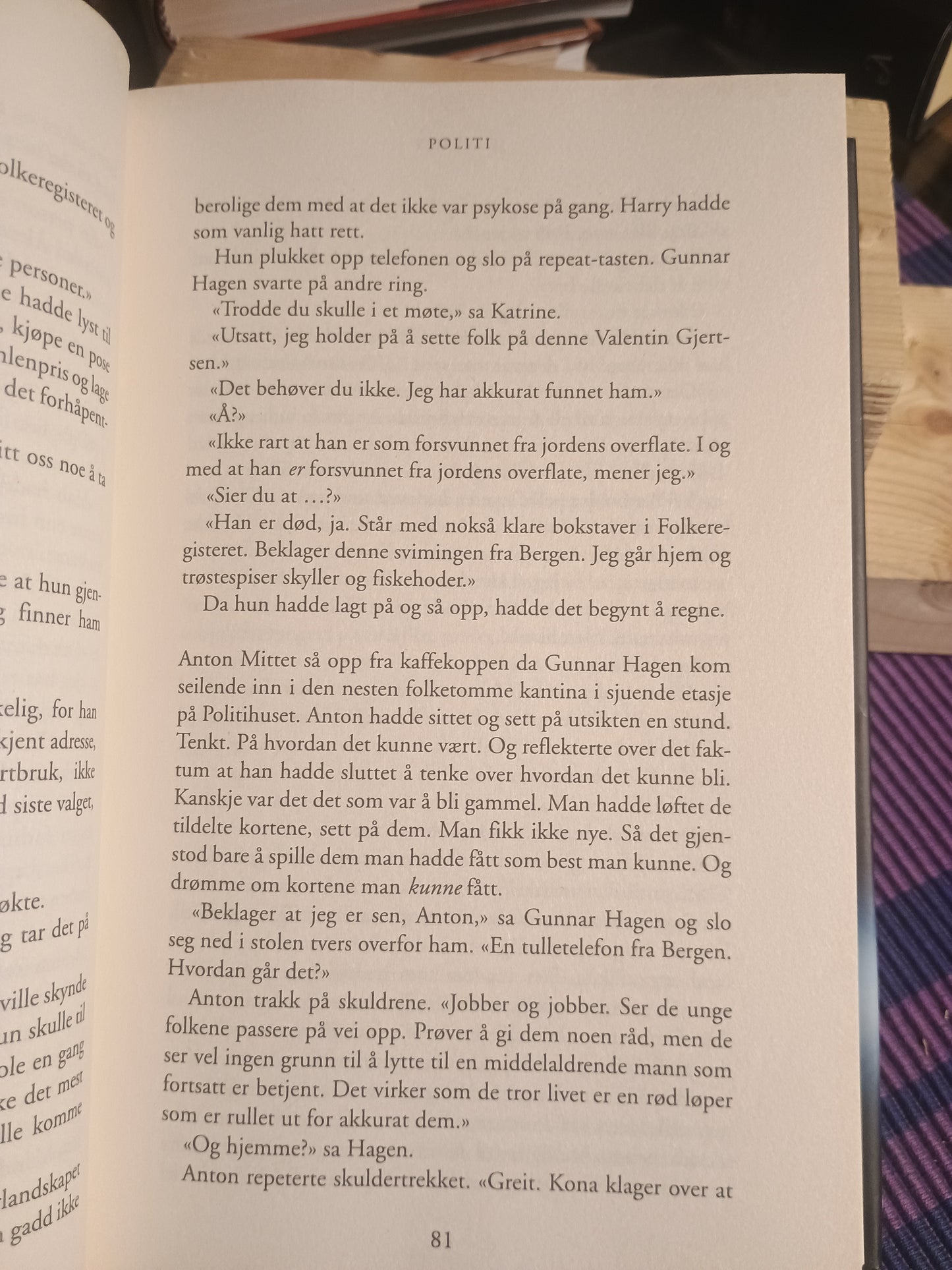 Politi, Jo Nesbø