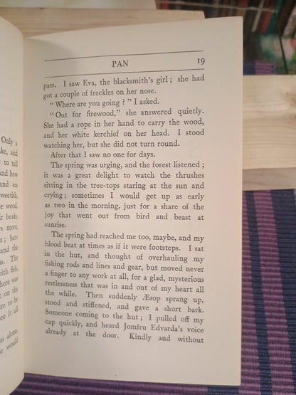 Pan, Knut Hamsun