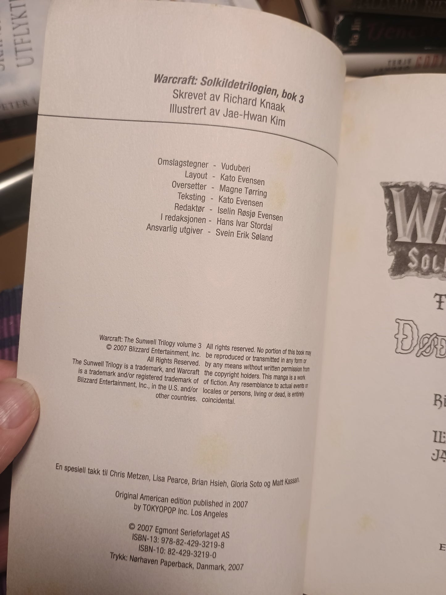 Warcraft: Solkildetrilogien, bok 3, Richard Knaak