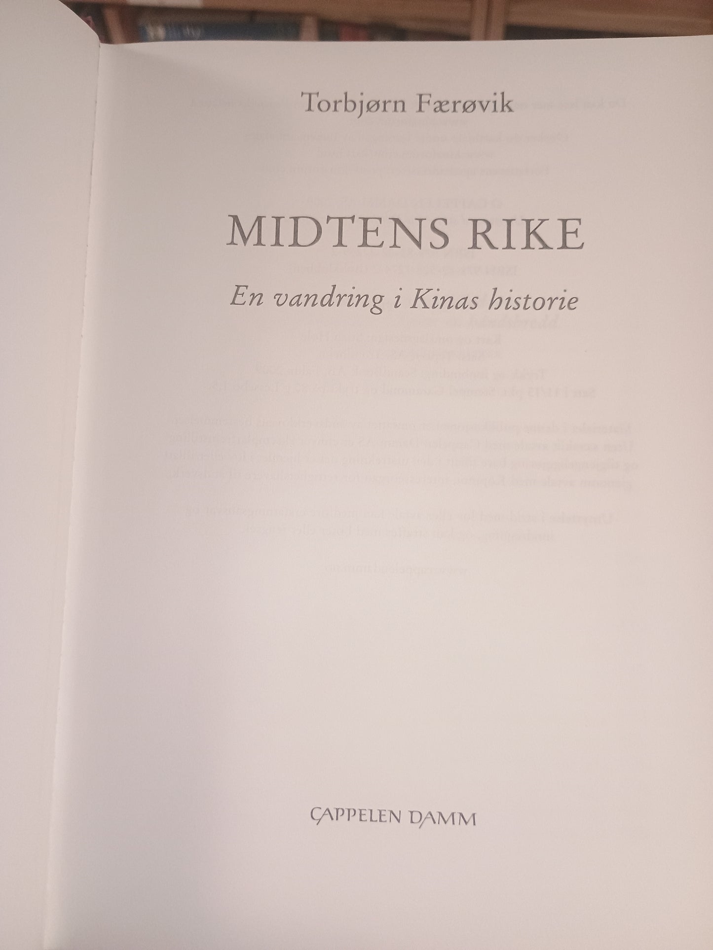 Midtens rike, Thorbjørn Færøvik