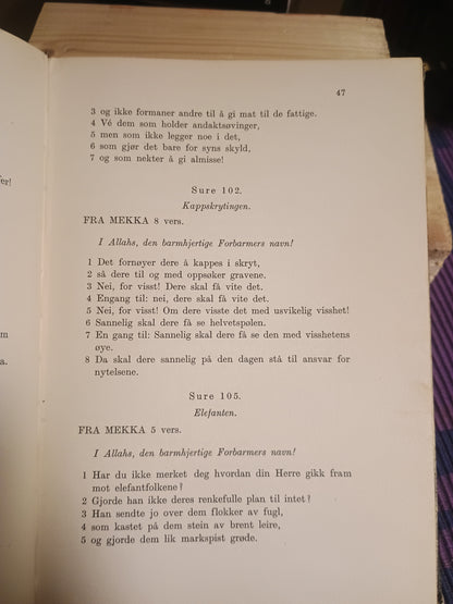 Koranen i utvalg, Wilhelm Schencke