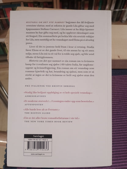 Historia om det nye navnet. Napoli-kvartetten. Bok 2, Elena Ferrante