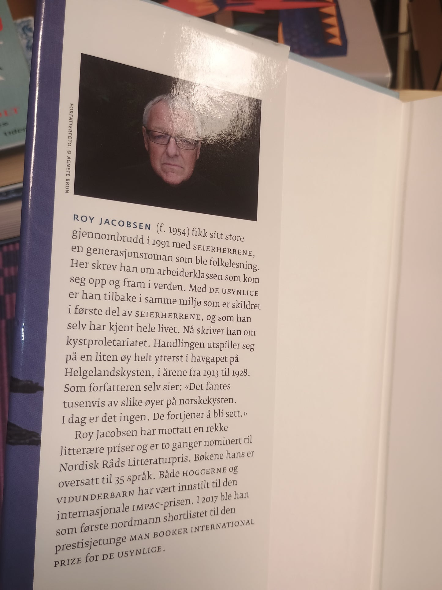 De usynlige, Roy Jacobsen
