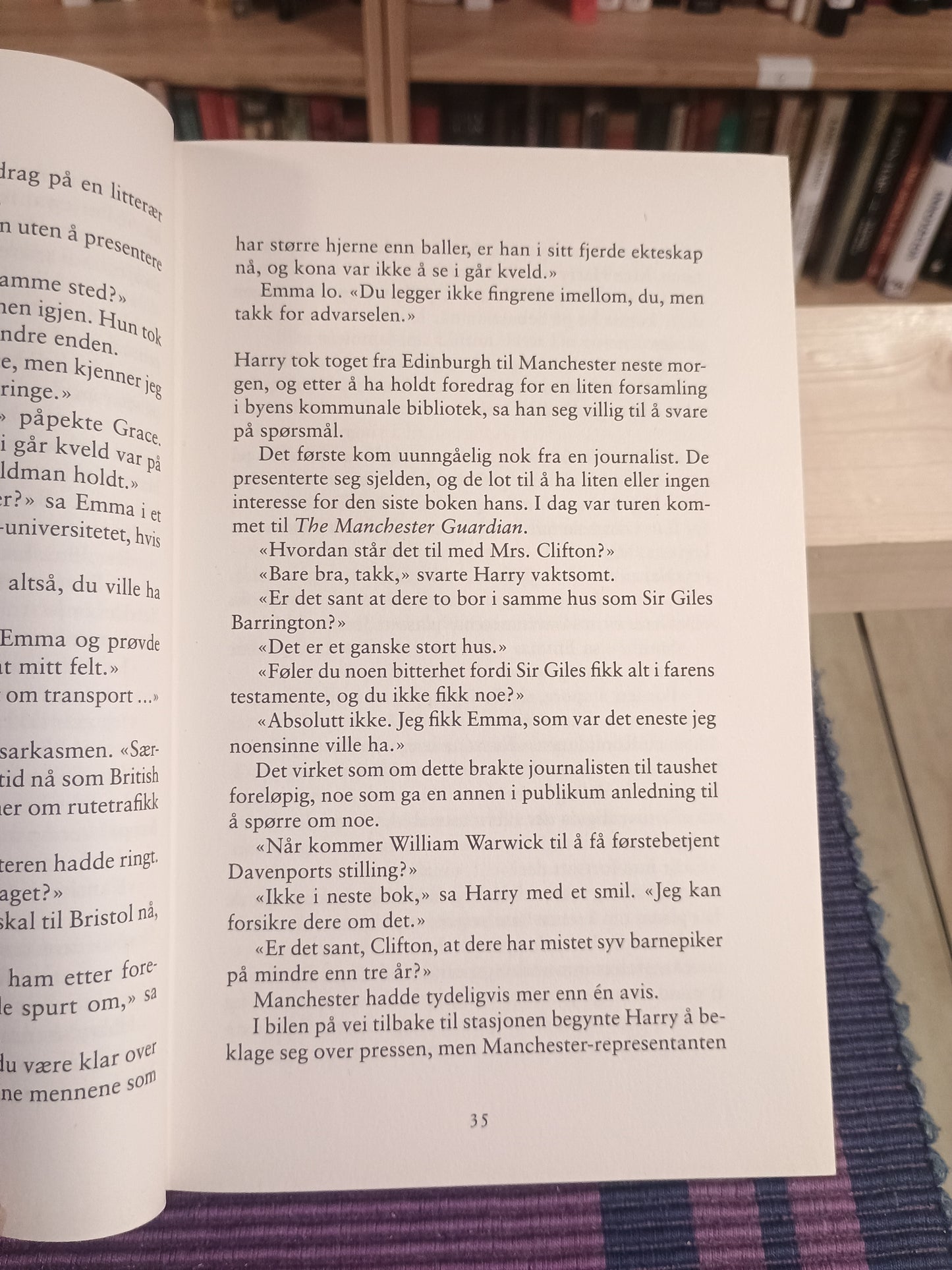 En godt bevart hemmelighet, tredje bind, Jeffrey Archer