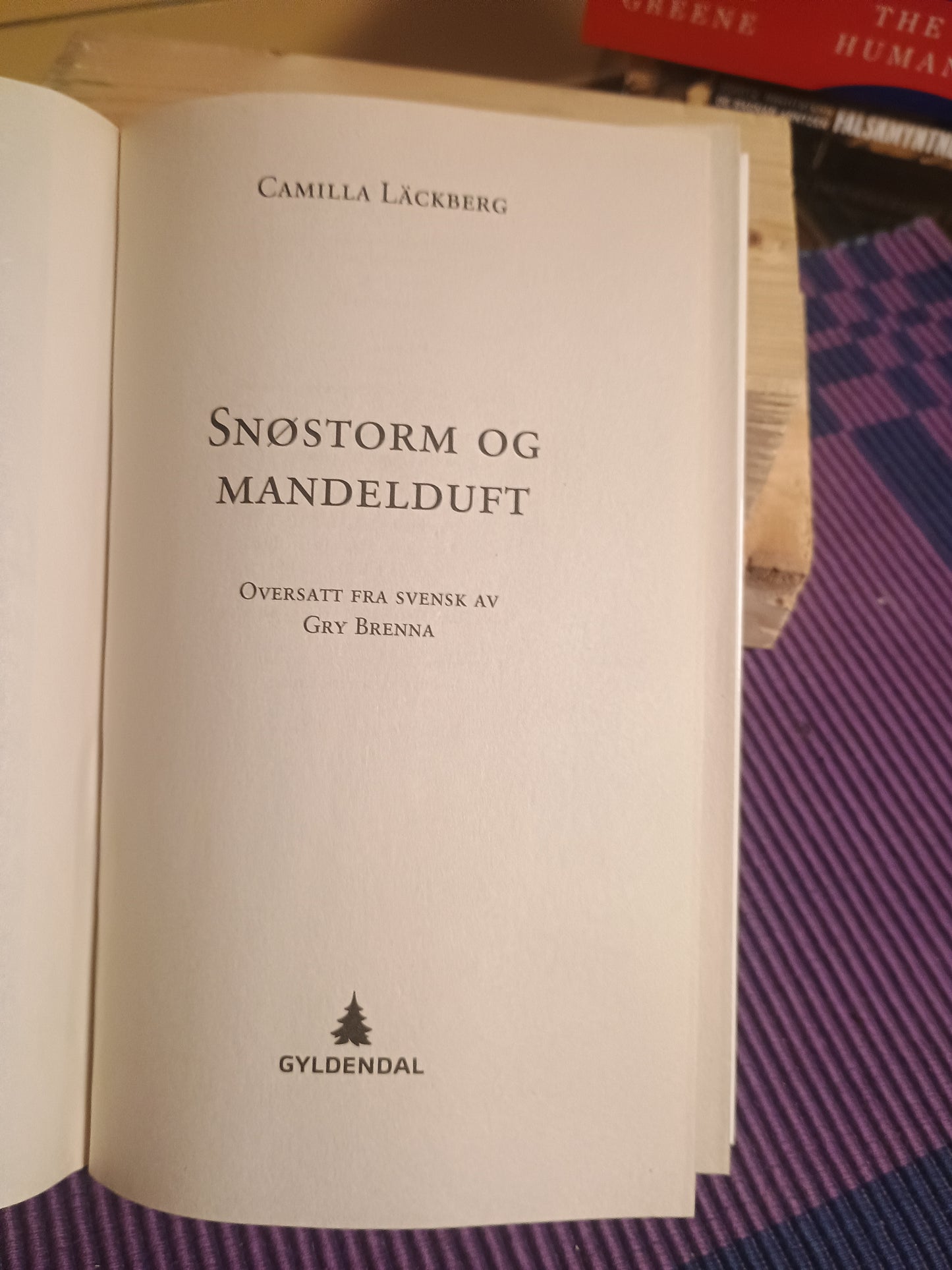 Snøstorm og mandelduft. Camilla Läckberg