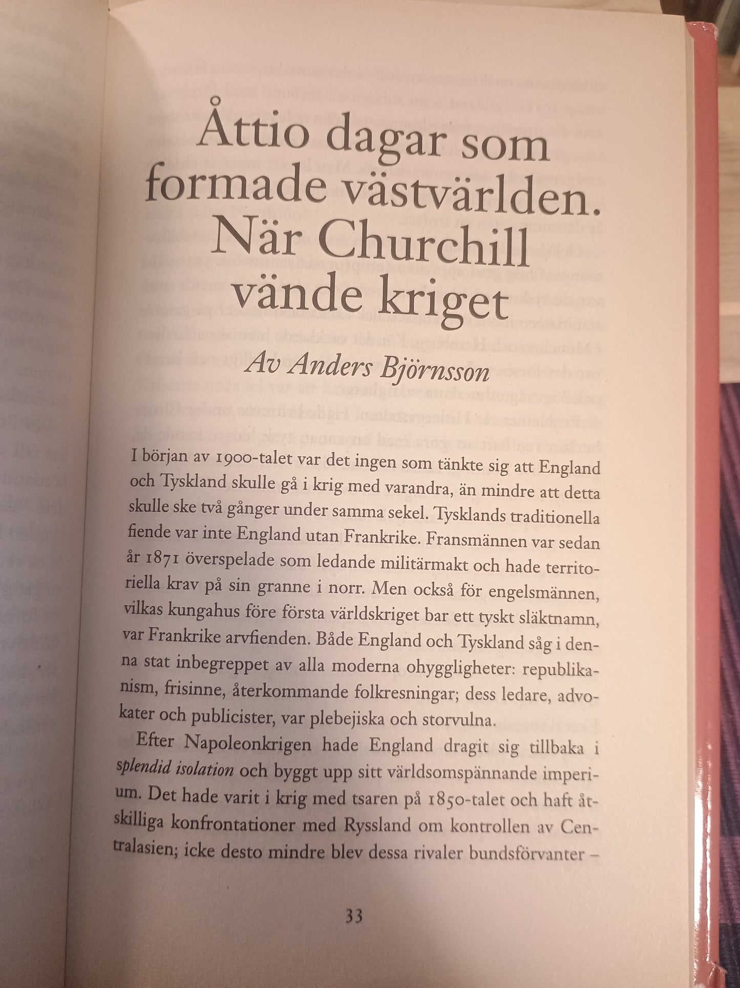 Andra världskriget, redaktør; Björn Andersson