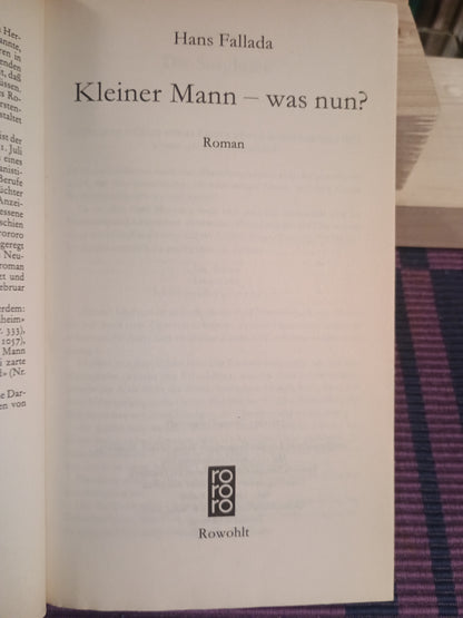 Kleiner Mann - was nun?, Hans Fallada