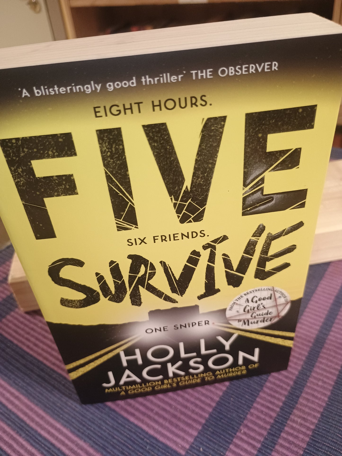 Five survive, Holly Jackson
