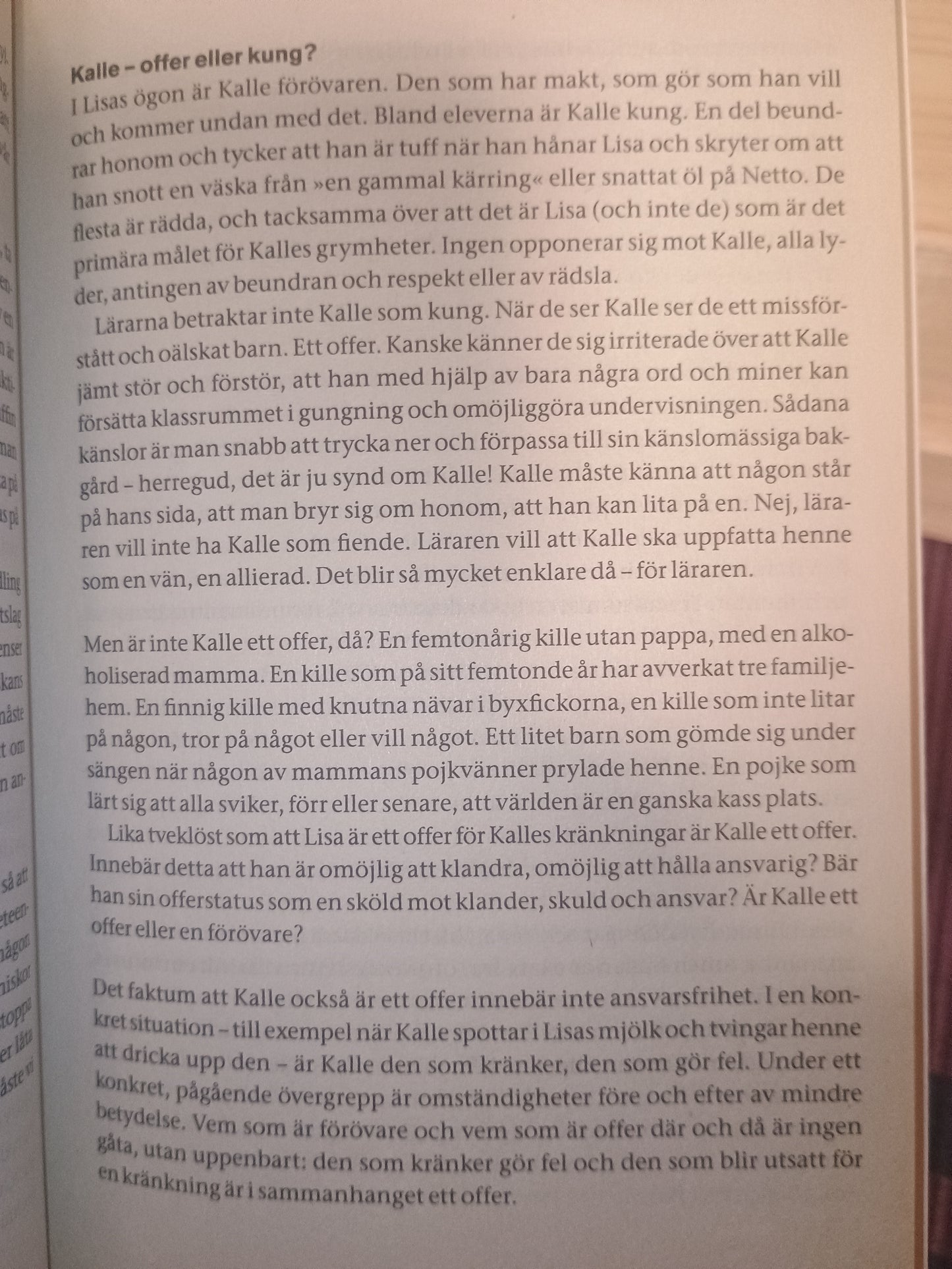 Der var inte mitt fel! Om konsten att ta ansvar, Ann Heberlein